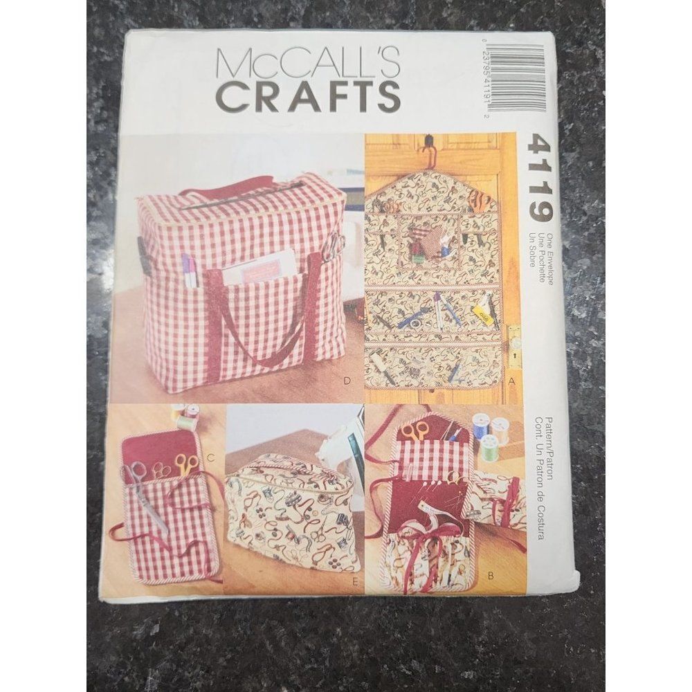 McCall's Crafts Sewing Pattern 4119, Uncut
